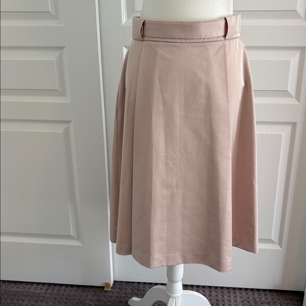 Zara Basic Collection Classic Pleated Midi Skirt … - image 2